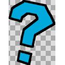 疑問　マーク　記号　？