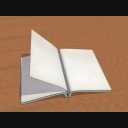 本のページがめくれるアニメ