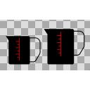 計量カップ　シルエット(png)