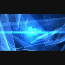 青いMir系の背景1　VJループ　30秒