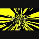 ワープゾーンのように光の帯が迫ってくるループ（フルHD）