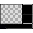 ホモ特有の画面構成　枠・透過ありA　FC/SFC/PS1用