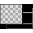 ホモ特有の画面構成　枠・透過ありD　FC/SFC/PS1用
