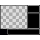 ホモ特有の画面構成　枠・透過ありB　FC/SFC/PS1用