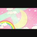 カジュアルポップな流れる夜景