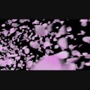 桜がぶわーって画面ワイプ（フルHD）色つき
