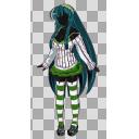 東北ずん子シルエット