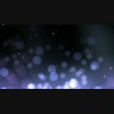 下から青系の円がぶわわ～