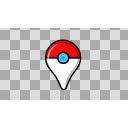ポケモンGOプラス風の素材　ランプ青色点灯