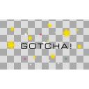 ポケモンGO風のGATCHA!　黒文字に縁取り