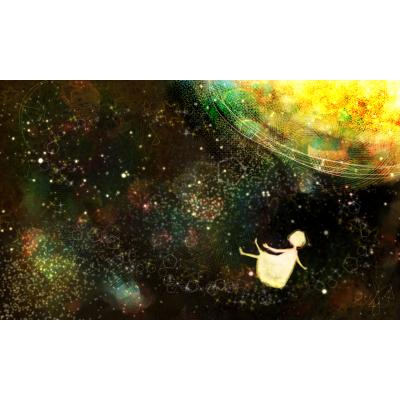 星廻り 夜空 宇宙 フリー素材 フリー画像 フリーヘッダー フリーアイコン フリーイラスト ニコニ コモンズ