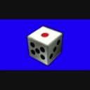 サイコロの1 ダイスロールのアニメーション 桃鉄風 六面体 ニコニ コモンズ