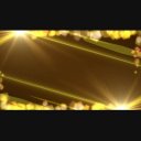 キラキラレンズフレアフレーム黄　ループ