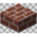 Minecraft レンガのハーフブロック 150 150 素材画像 ニコニ コモンズ