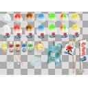 かき氷セット(3D・CG)