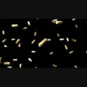 銃の乱射で空薬莢が降り注ぐ [720HD]