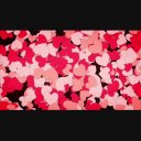 ループする背景（チョコレートにハート）
