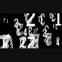 あらぶる数字_白黒
