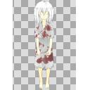 毒入りスープの女の子　目閉じ　微笑