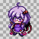ドット絵のミニゆかり(メガネ有）です。アイコンなどに