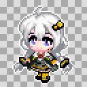 ドット絵のミニあかり(左向き)です。アイコンなどに