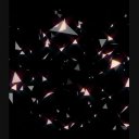 宇宙に舞い散る破片