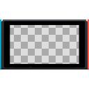 任天堂Switch 赤＋青 画面PNG 拡大