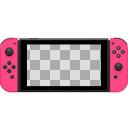 任天堂Switch  ピンク  画面PNG 背景白バック