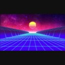 背景素材 Synthwave 動画背景 Vj素材 ニコニ コモンズ