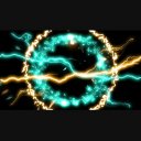 【橙×青】シーンチェンジなどに使う電撃エフェクト