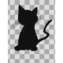 猫 シルエット 正面 ニコニ コモンズ