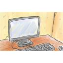 【背景】パソコン　デスクトップPC