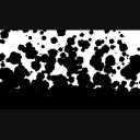 地表がはがれて、画面が黒く覆われるワイプ