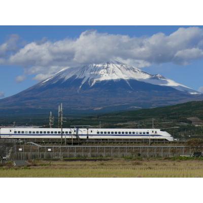 富士山と300系新幹線