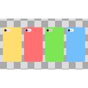 イラスト スマホ 裏側 ４色セット ニコニ コモンズ