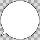 丸い吹き出し ベーシック 左 ニコニ コモンズ