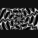 トランジション 三角001 白 花1