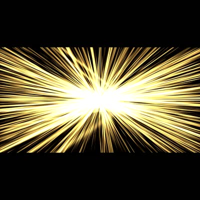 黄金 集中線 後光が射す 背景 動画素材 ニコニ コモンズ
