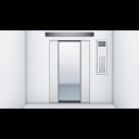 エレベーターの扉が開く（内・背景有り）