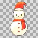 クリスマス雪だるま