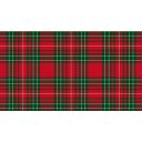 たにちゃん　青チェック　赤チェック ranor マックイーン柄タータンチェック赤