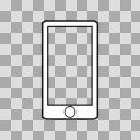 角が少し丸いスマホ 画面透過 ニコニ コモンズ