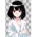 フリー立ち絵 バスローブの女性 ニコニ コモンズ