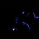【動画素材・背景素材・効果素材】ノイズ　バリバリ　バキバキ　電磁波　光　ライト　青い　ブルー　blue