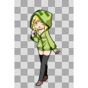 【マイクラ】クリーパー立ち絵⑦【Cute Mob Models】