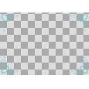 透過png 葉っぱイメージの枠フレーム みずいろ ニコニ コモンズ