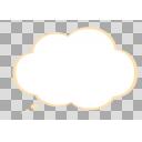 吹き出し もこもこ枠 5 10 左 ニコニ コモンズ