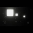 白 光 四角 デジタル データ ビット