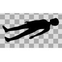 仰向けに倒れる人 透過 幅1500 Rgb Png ニコニ コモンズ