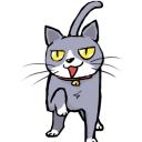 猫イラストgifアニメNo.01